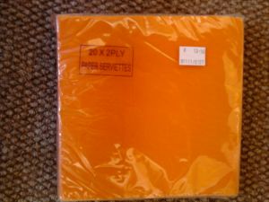 Serviettes - Orange