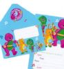  - Barney invitations - mini handouts