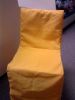 Chair Covers and Tie Backs for hire (kiddies only) - Yellow Dark