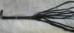 Hen Night - Whip-tails- black leather 