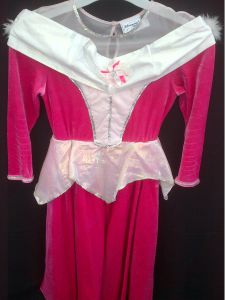Kids Costumes to Hire - Pink Velvet Princess Dress