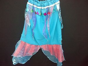 Kids Costumes to Hire - Mermaid Skirt- blue