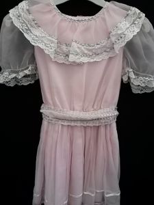 Kids Costumes to Hire - Light Pink Lace Frill Dress