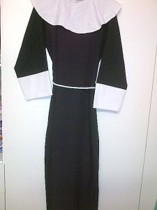 Adult Female Costumes to Hire - Nun dress (2)