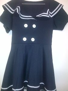 Adult Female Costumes to Hire - Nautical dress - 1pce