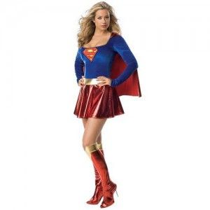 Adult Female Costumes to Hire - Super woman