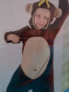 Kids Costumes to Hire - Monkey - Toddler