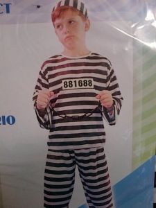 Kids Costumes to Hire - Convict (prisioner) 