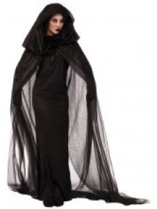 Adult Female Costumes to Hire - Vixen dress & cape