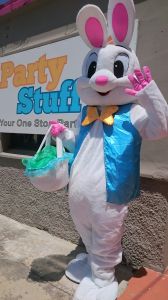 Adult Male Costumes to Hire - Easter Bunny (1) -  White Mascot