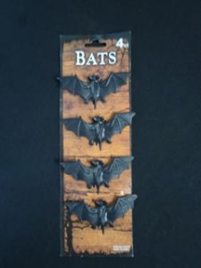 Party Pack Fillers - Bat Plastic - 4 piece