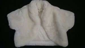 Kids Costumes to Hire - Shawl - white - fur - CHILD