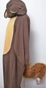 Kids Costumes to Hire - Squirel - Onesie, Headpiece, tail - 3 pce