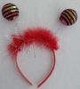 Hats / Tiara's / Masks - Ladybug Headbopper Aliceband