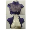 Adult Female Costumes to Hire - Purple Lace Bolero - MEDIUM