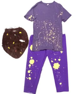 Kids Costumes to Hire - Mr Twit - Purple top, pants, beard - BOY