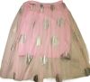 Adult Female Costumes to Hire - Pink skirt with silver polka net