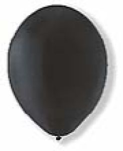Standard Balloons - one colour - Black balloon