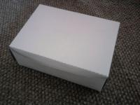 Plain white party boxes
