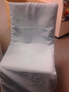 Chair Covers and Tie Backs for hire (kiddies only) - White
