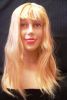 Dress up party wigs - Blonde wig with brown streaks