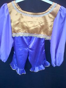Kids Costumes to Hire - Purple and Gold Gypsy Outfit