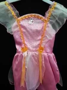 Kids Costumes to Hire - Pink Dress with orange flower