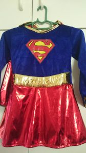 Kids Costumes to Hire - Supergirl - Child - costume- blue