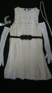 Adult Female Costumes to Hire - Gatsby - white dress