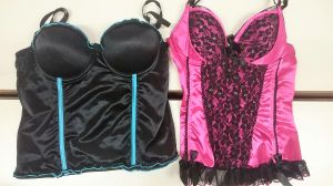 Adult Female Costumes to Hire - Corset - Pink