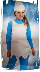 Kids Costumes to Hire - Smurfette (4-6yrs) 3pce