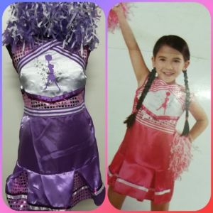 Kids Costumes to Hire - Cheerleader (Age 3-4)- Girl (pink or Purple)